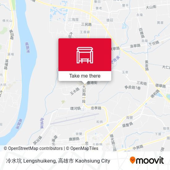 冷水坑 Lengshuikeng map