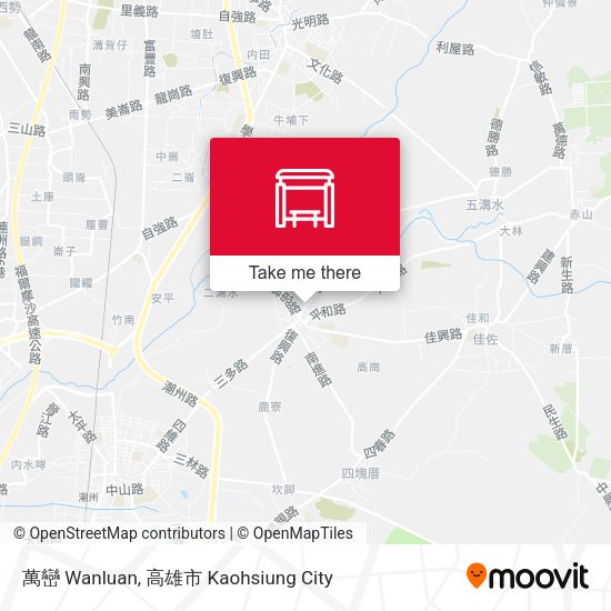 萬巒 Wanluan地圖