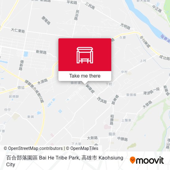 百合部落園區 Bai He Tribe Park map
