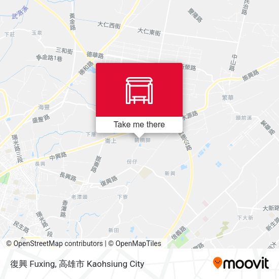 復興 Fuxing map
