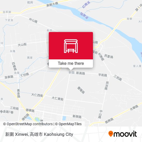 新圍 Xinwei map
