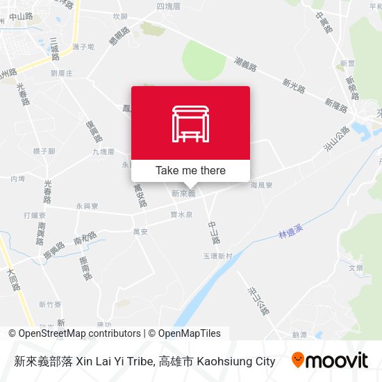 新來義部落 Xin Lai Yi Tribe map