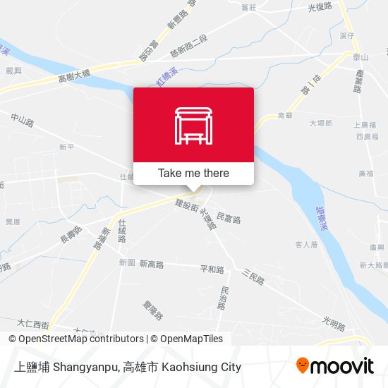 上鹽埔 Shangyanpu map