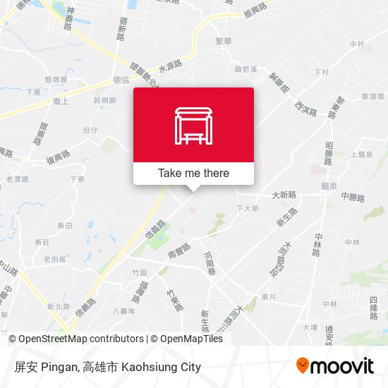 屏安 Pingan map