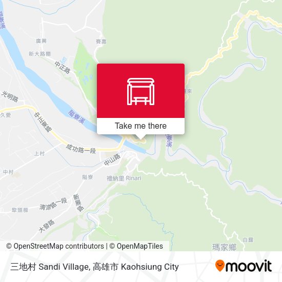 三地村 Sandi Village地圖