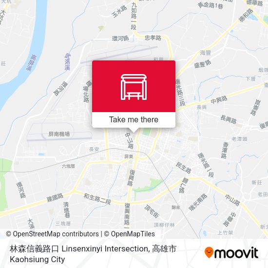 林森信義路口 Linsenxinyi Intersection map
