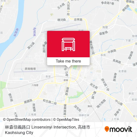林森信義路口 Linsenxinyi Intersection地圖
