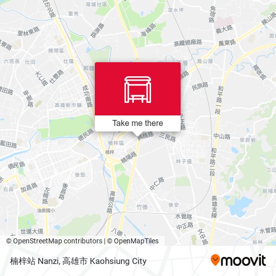 楠梓站 Nanzi map