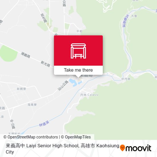 來義高中 Laiyi Senior High School map
