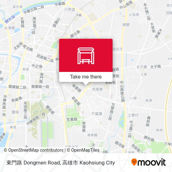 東門路 Dongmen Road map