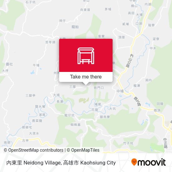 內東里 Neidong Village地圖