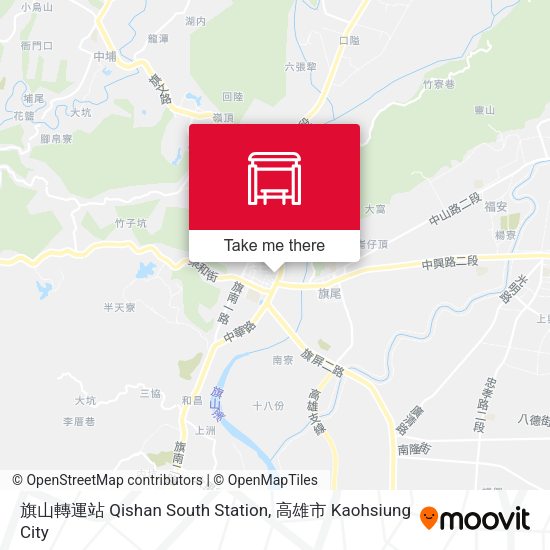 旗山轉運站 Qishan South Station地圖