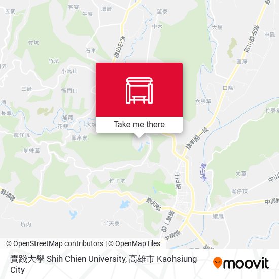 實踐大學 Shih Chien University map