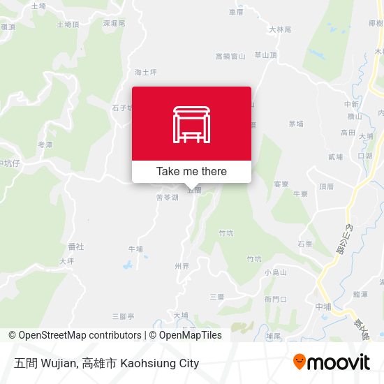 五間 Wujian map