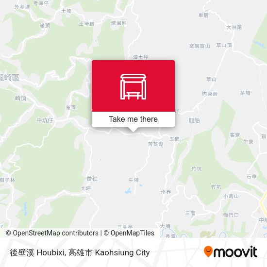 後壁溪 Houbixi map