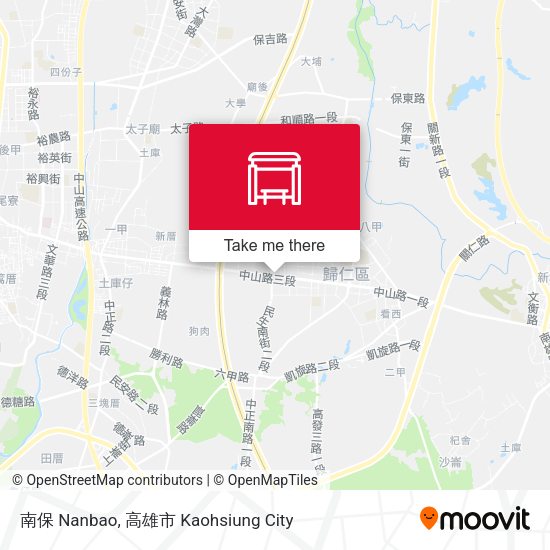 南保 Nanbao map