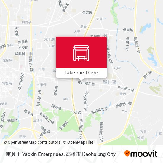 南興里 Yaoxin Enterprises map