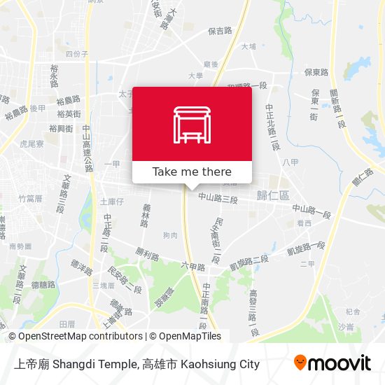上帝廟 Shangdi Temple map
