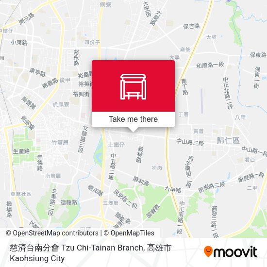 慈濟台南分會 Tzu Chi-Tainan Branch map