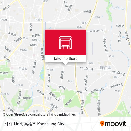 林仔 Linzi map