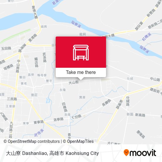 大山寮 Dashanliao map