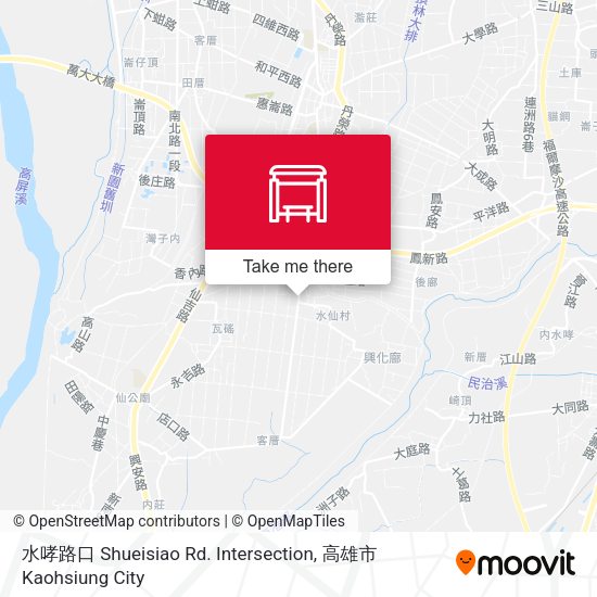 水哮路口 Shueisiao Rd. Intersection map