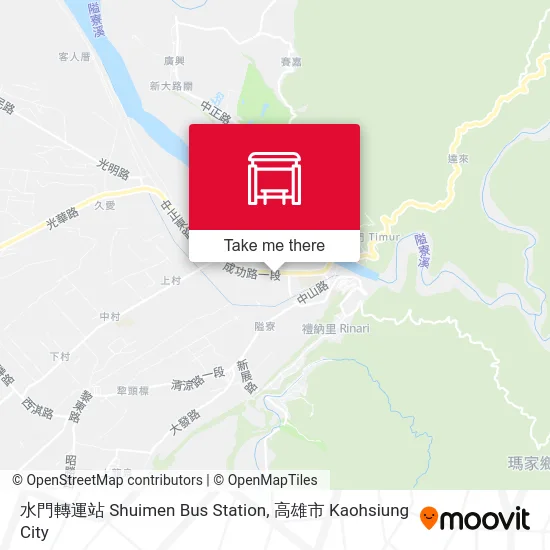 水門轉運站 Shuimen Bus Station map