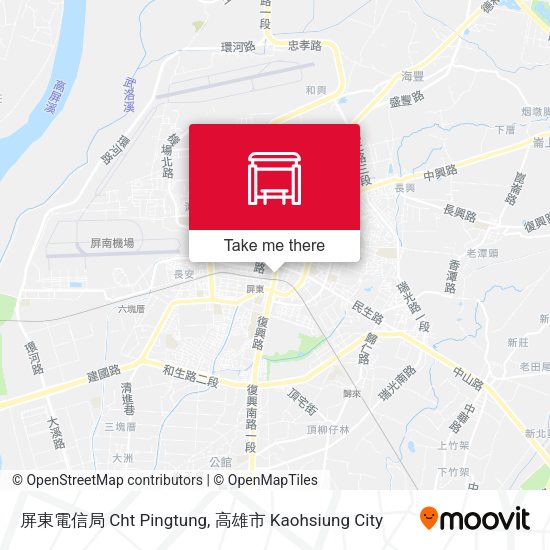 屏東電信局 Cht Pingtung map
