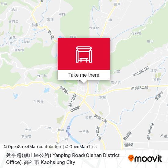 延平路(旗山區公所) Yanping Road(Qishan  District Office) map