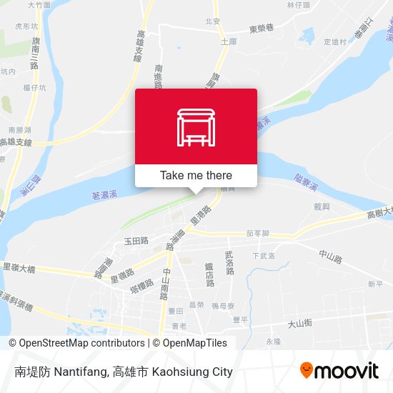 南堤防 Nantifang map