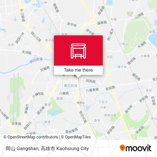 岡山 Gangshan地圖