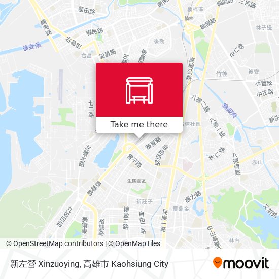 新左營 Xinzuoying map