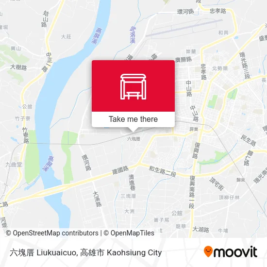 六塊厝 Liukuaicuo地圖