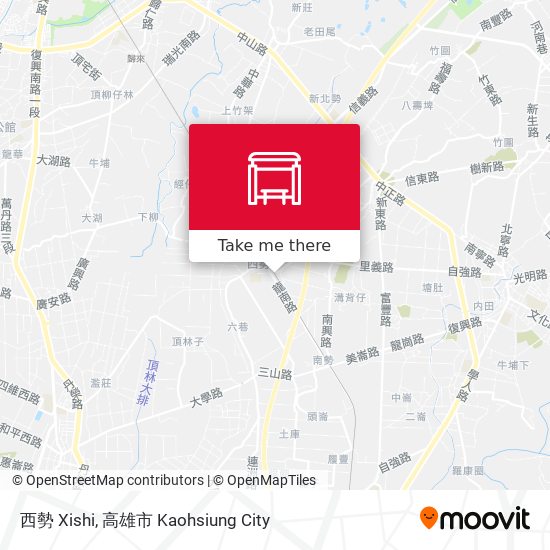 西勢 Xishi map