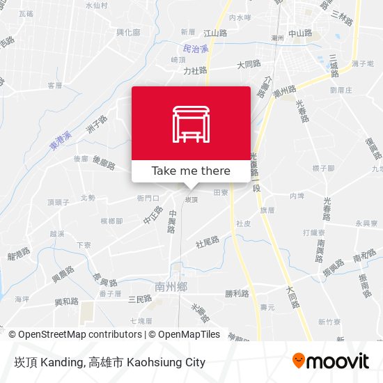 崁頂 Kanding map