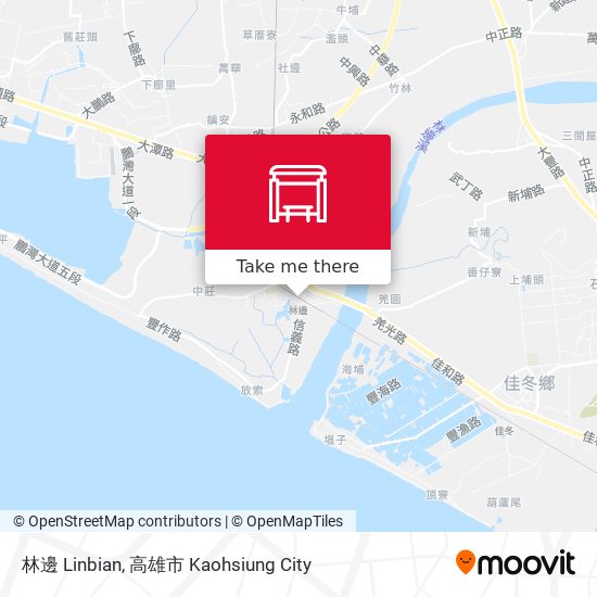 林邊 Linbian map