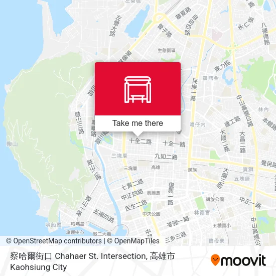 察哈爾街口 Chahaer St. Intersection地圖