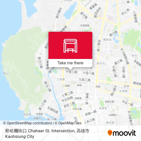 察哈爾街口 Chahaer St. Intersection地圖