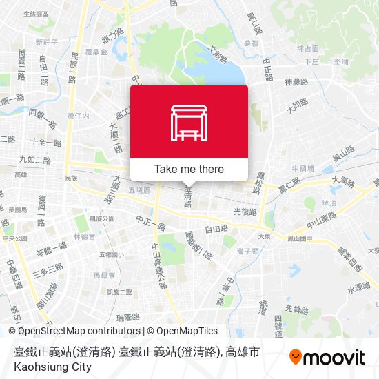 臺鐵正義站(澄清路) 臺鐵正義站(澄清路) map