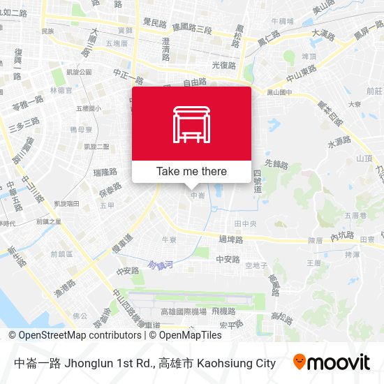 中崙一路 Jhonglun 1st Rd. map
