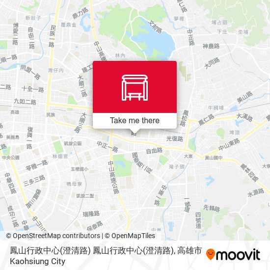 鳳山行政中心(澄清路) 鳳山行政中心(澄清路) map
