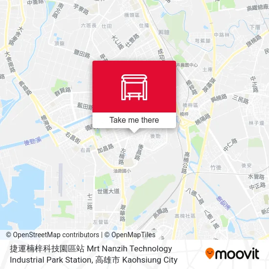 捷運楠梓科技園區站 Mrt Nanzih Technology Industrial Park Station map