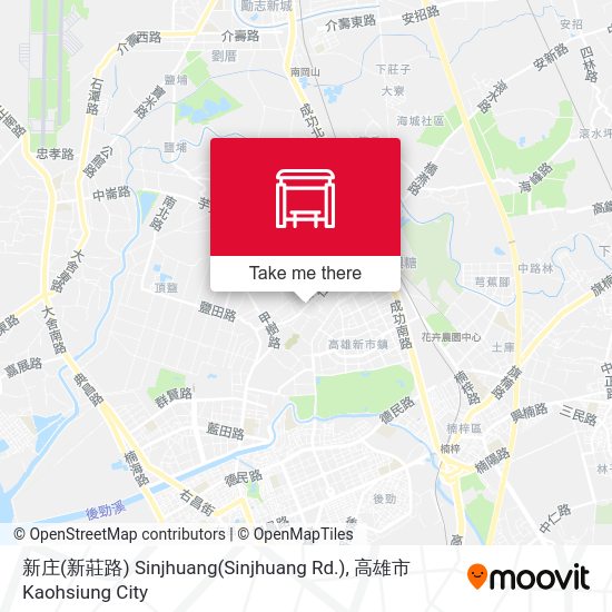 新庄(新莊路) Sinjhuang(Sinjhuang Rd.)地圖