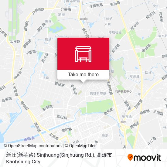 新庄(新莊路) Sinjhuang(Sinjhuang Rd.)地圖