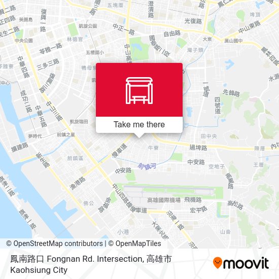 鳳南路口 Fongnan Rd. Intersection map
