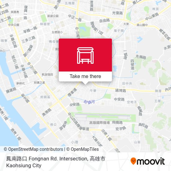 鳳南路口 Fongnan Rd. Intersection map