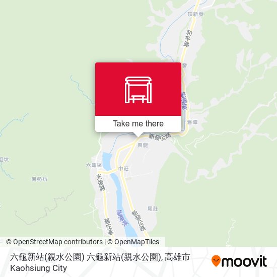 六龜新站(親水公園) 六龜新站(親水公園)地圖