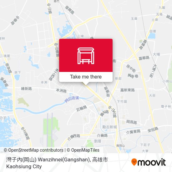 灣子內(岡山) Wanzihnei(Gangshan)地圖