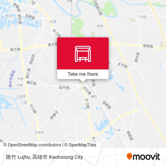 路竹 Lujhu map