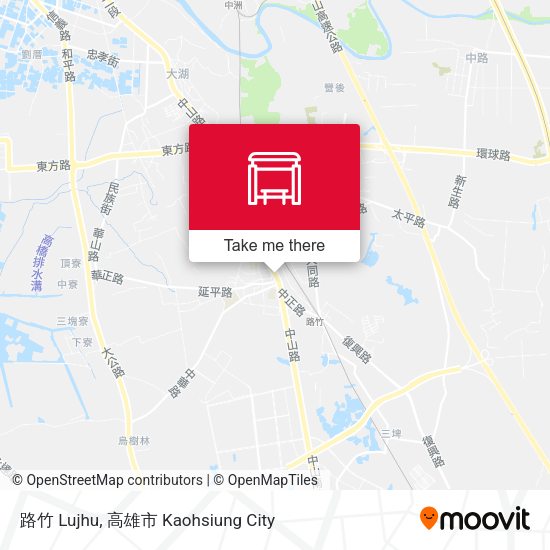 路竹 Lujhu map